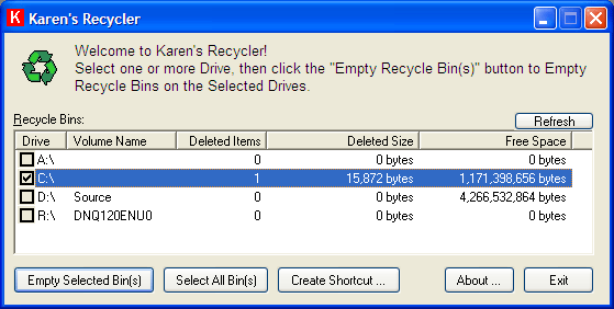 Download your free copy of Karen's Recycler
