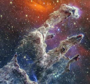 Pillars of Creation image by the Webb Space Telescope
