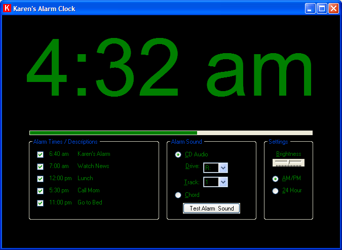 Alarm Clock V3 0 5 Karen S Power Tools