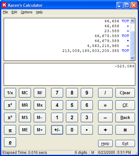 Download your copy of Karen's Calculator