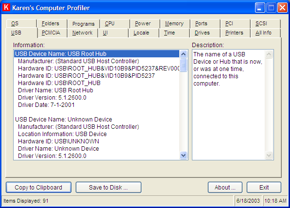 Download your copy of Karen's Computer Profiler