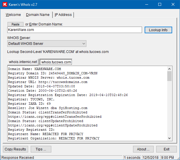 IP WHOIS Lookup